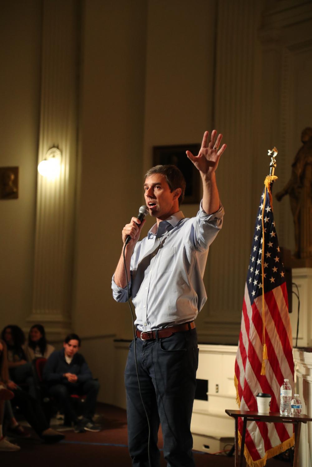 Congressman Beto O'Rourke held town hall at El Paso High School on March 2, where gun control led most of the conversation.