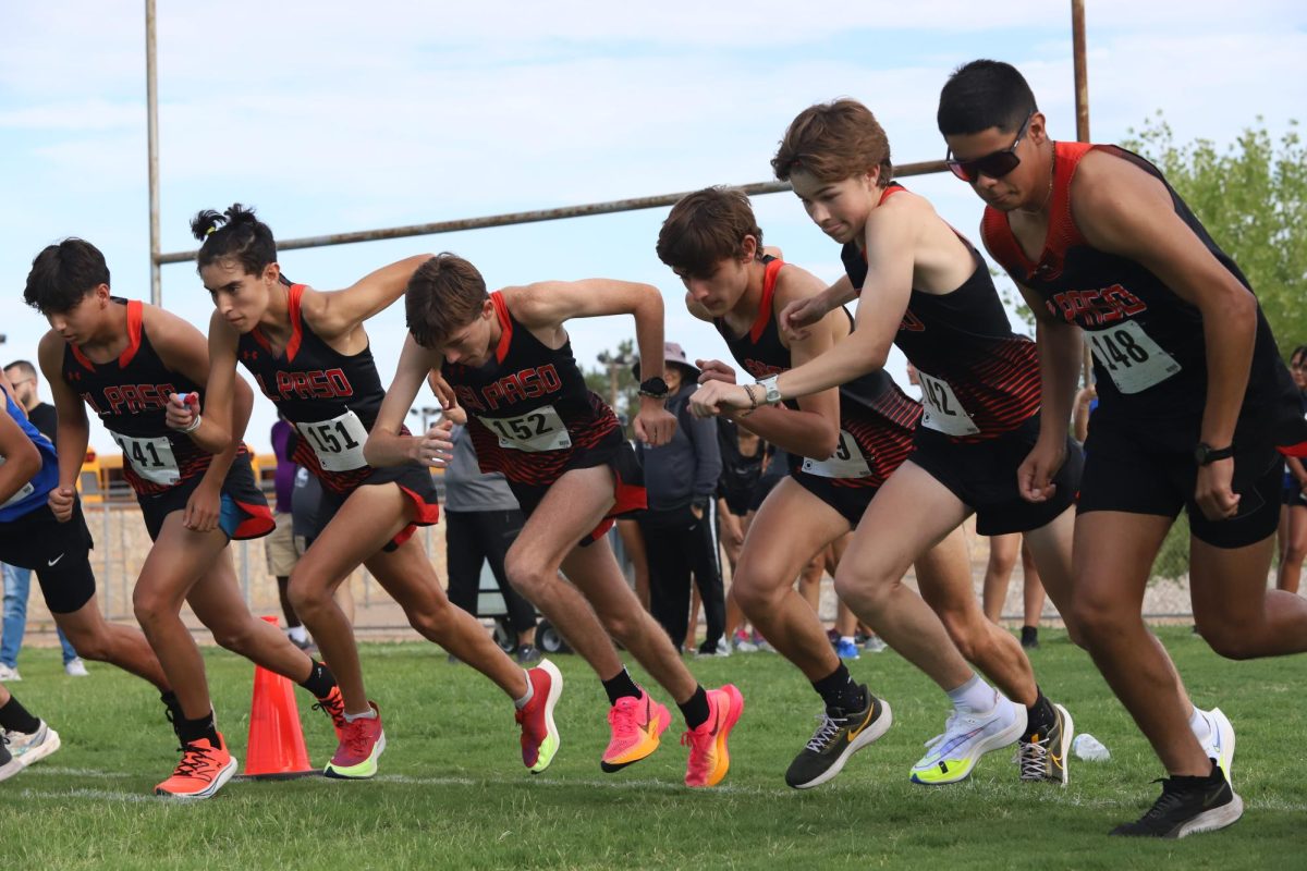 (Left to right) Justin Ontiveros, Leo Valenzuela, Miles Westbrook, Lorenzo Shields, Ulysses ORourke and Santiago Serrano are off to the races during the Mountain View meet on Aug. 12.