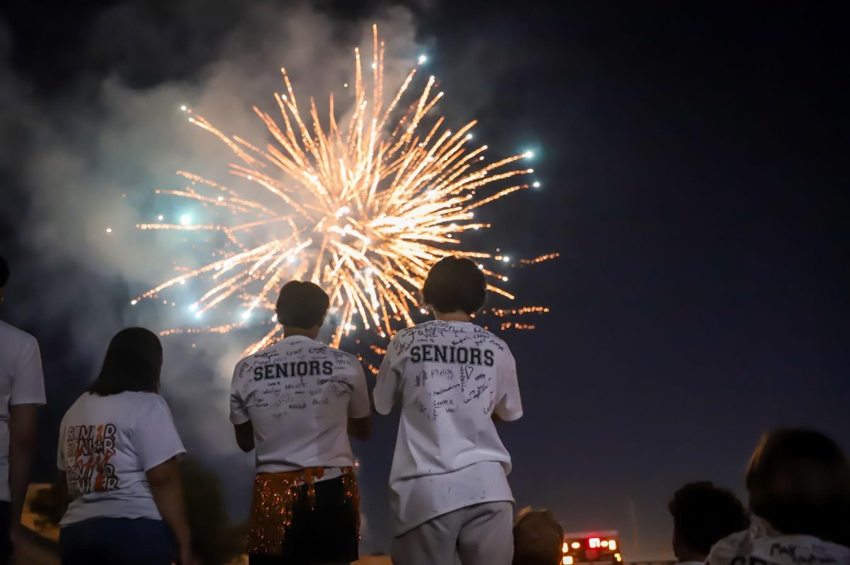 EPHS Seniors celebrated the traditional Eve of the E on Oct. 23 and for the first time fireworks were on display.