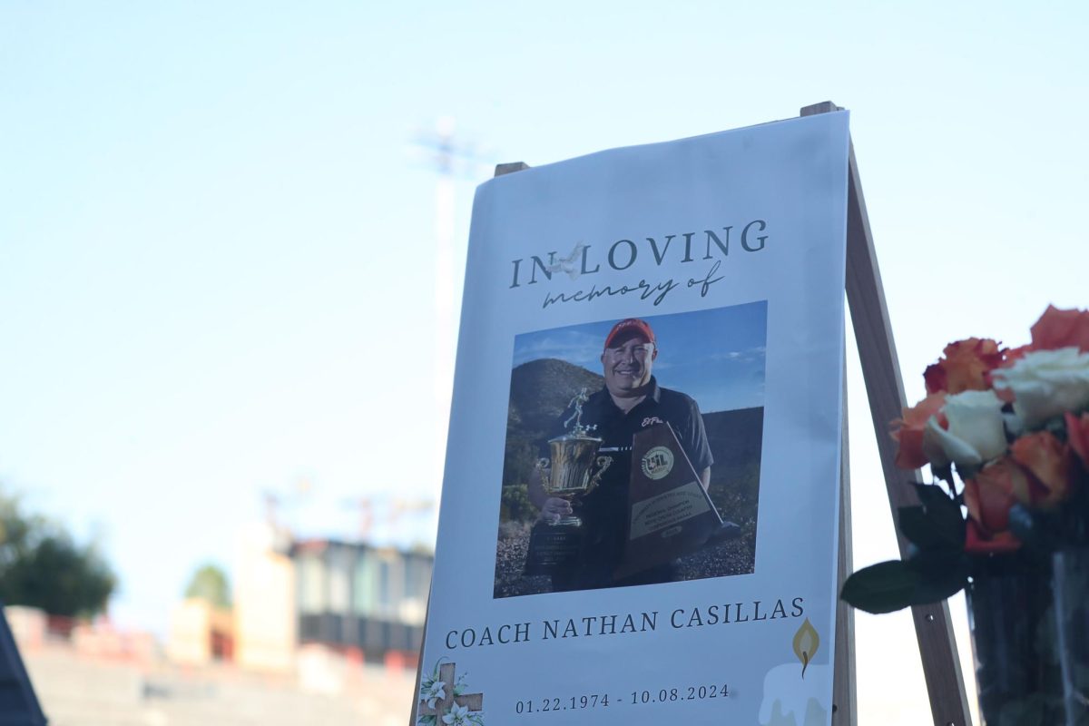 On Oct. 12, family, friends, students and colleagues gathered at R.R. Jones Stadium for a memorial to Nathan Casillas.