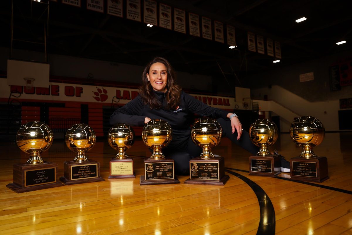 Yesenia Alarcon Ortega spent 15 seasons as El Paso High School's head volleyball coach winning 9 district and 13 bi-district championships and four area championships. 